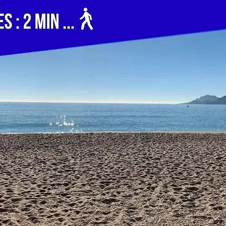 Apartman 1 Ch. Luxe Apt｜coeur De Juan-les-pins｜plage A 50m